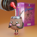 Mi proyecto del curso: Creación de personajes kawaii en 3D con Blender. Ilustração tradicional, Design de personagens, Ilustração digital, Modelagem 3D, e Mangá projeto de Emiliano Nicolao - 01.08.2023