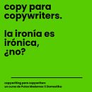 Meu projeto do curso: Copywriting para copywriters. Un progetto di Pubblicità, Cop, writing, Stor, telling e Comunicazione di Tiago Paulo - 01.08.2023