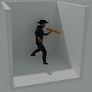 Worker in a cistern 3D with Blender. 3D project by Iramyl Rodriguez Mojica - 08.02.2023