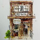 My project for course: Expressive Architectural Sketching with Colored Markers . Schițe, Desen, Ilustrație arhitecturală, Caiet de schițe & Ilustrație cu cerneală de rujuta modia - 08.02.2023