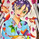 My project for course: Colored Marker Techniques for Manga. Un progetto di Illustrazione tradizionale, Fumetto, Teoria del colore e Manga di Kristina Alfimova - 28.07.2023
