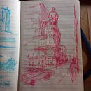 Mi proyecto del curso: Dibujo arquitectónico con acuarela y tinta. Esboçado, Desenho, Pintura em aquarela, Ilustração arquitetônica, Sketchbook e Ilustração com tinta projeto de Gonzalo Fabián Orellana - 03.08.2023