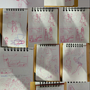 Mi proyecto del curso: Técnicas de dibujo en sketchbook para principiantes. Un proyecto de Diseño de personajes, Bocetado, Dibujo a lápiz, Dibujo y Sketchbook de Maria Valentina Aparicio Rodríguez - 03.08.2023