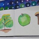 Mi proyecto del curso: Cuaderno botánico en acuarela. Projekt z dziedziny Malowanie akwarelą, R, sunek botaniczn, Sketchbook, Trad, c i jna ilustracja użytkownika Tania Ruiz Garay - 04.08.2023