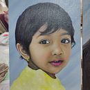 My project for course: Portrait Painting with Oil: Explore Light and Shade. Een project van Craft, Schilderij y  Olieverfschilderij van Rishma Lath - 17.01.2024