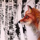 Mi proyecto del curso: Retratos expresivos de animales en acuarela . Ilustrație tradițională, Pictură în acuarelă, Desen realist & Ilustrație naturalistă de pascale Maquestiau - 08.04.2023