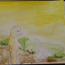 story about a cat who is traveling . Un proyecto de Ilustración tradicional de pipapo - 06.08.2023