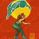 YEAR OF THE RABBIT. Een project van Traditionele illustratie y Digitale illustratie van ambigou - 07.08.2023