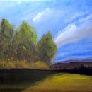 Meu projeto do curso: Pintura de paisagem a óleo com técnicas plein air. Un projet de Beaux Arts, Peinture , et Peinture à l'huile de José Augusto Peres Lobo - 07.08.2023