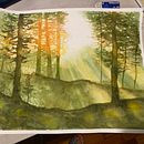 Il mio progetto del corso: Paesaggi incantevoli ad acquerello: dipingi con la luce . Lukisan, Dan Lukisan Cat Air proyek oleh Giulia Martin - 08.08.2023