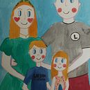 Mój projekt z kursu: Zabawna ilustracja z akwarelą i kolorowymi ołówkami. Projekt z dziedziny Trad, c, jna ilustracja,  Malarstwo, Malowanie akwarelą, Portret, R i sowanie kredkami użytkownika Zosia Gryżewska - 08.08.2023