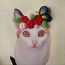 Mi proyecto del curso: Bordado en fotografías sobre tela. Photograph, Collage, Paper Craft, Printing, Embroider, DIY, and Textile Design project by Claudia - 08.08.2022