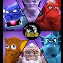 Mi proyecto del curso: Diseño y modelado de personajes estilo cómic en Zbrush (Fan Art de Gargolas). Un progetto di 3D e Modellazione 3D di sergio_mayorga - 09.08.2023