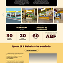 Meu projeto do curso: página de franquias para a Bebelu Sanduíches. UX / UI, Web Design, Mobile Design, Digital Design, App Design, and Digital Product Design project by silviocesarvasconcelos - 08.10.2023