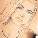 Mi proyecto del curso: Cuaderno de retratos a línea con grafito. Fine Arts, Sketching, Drawing, Portrait Drawing, and Sketchbook project by Juan Carlos Tavera Gaspar - 08.10.2023