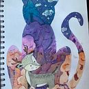 Negative Watercolor Painting for Children's Illustration. Un progetto di Pittura ad acquerello e Illustrazione tradizionale di Stevie Shoop-Worrall - 10.08.2023