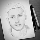 Portrait Sketchbooking: Explore the Human Face. Sketching, Drawing, Portrait Drawing, Artistic Drawing, and Sketchbook project by Alan A - 08.27.2023