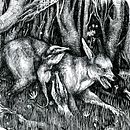 Bestiario "Fauna Futura". Projekt z dziedziny Trad, c, jna ilustracja,  Sztuki piękne,  R i sunek użytkownika Elena Ibáñez - 11.08.2023