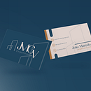 JMGV Engenharia - Identidade Visual. Design, Br, ing e Identidade, Design de logotipo, Design digital, e Design de papelaria projeto de Vitória Rosa - 31.07.2023
