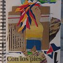 Mi proyecto del curso: Cuaderno creativo: experimenta con collage, estampación y decoupage. Un projet de Illustration traditionnelle, Collage, Papercraft , et Carnet de croquis de safdieruth - 12.08.2023