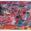 Dancers in the fire of passion. Ilustração tradicional projeto de anastasiaw_artist - 12.08.2023