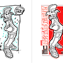 Meu projeto do curso: Criação de uma identidade pessoal ilustrada Ein Projekt aus dem Bereich Traditionelle Illustration, Erweiterungsentwicklung, Br, ing und Identität und Digitale Illustration von Elizana Souza Reis - 12.08.2023