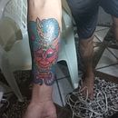 Meu projeto do curso: Tatuagem artística full color. Een project van Traditionele illustratie,  Tekening, Digitale illustratie,  Tatoeageontwerp y Digitale tekening van 66victoroliveira - 28.07.2023