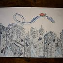 My project for course: The Art of Sketching: Transform Your Doodles into Art. Un projet de Illustration traditionnelle, Dessin au cra, on, Dessin , et Carnet de croquis de Sarah Friend - 13.08.2023
