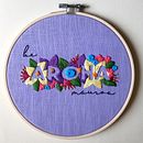My project for course: Embroidery Art with Lettering: Negative Type Designs. Projekt z dziedziny  Haft, Wzornictwo tekst i liów użytkownika chiara_gasparetto - 13.08.2023