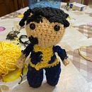 Il mio progetto del corso: Amigurumi: persone tessute a uncinetto. Projekt z dziedziny Craft, Projektowanie zabawek,  Tkactwo, Sz, dełkowanie, Amigurumi, Wzornictwo tekst, liów i Design użytkownika Luca Jubani - 13.08.2023