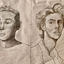 Mi proyecto del curso: Cuaderno de retratos a línea con grafito. Un progetto di Belle arti, Bozzetti, Disegno, Disegno di ritratti e Sketchbook di rodrigo_n - 14.08.2023