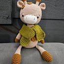 My project for course: Crocheting Amigurumi Animals for Beginners. Un progetto di Artigianato, Design di giocattoli, Uncinetto, Amigurumi e Textile Design di yinyin_makes - 12.08.2023