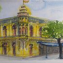 Mi proyecto del curso: Dibujo arquitectónico con acuarela y tinta. Sketching, Drawing, Watercolor Painting, Architectural Illustration, Sketchbook & Ink Illustration project by laura_akm - 08.14.2023