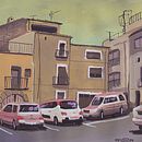 Mi proyecto del curso: Pintura de paisajes urbanos con gouache . % Alejandro Maiques Paredes tarafından hazırlanan Geleneksel illüstras, on, Tablo, Guaj Bo, Ve ama projesi - 08.14.2023
