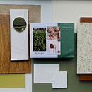 Mi proyecto del curso: Creación de mood boards: comunica conceptos de manera eficaz. Een project van  Ontwerp,  Br, ing en identiteit, Grafisch ontwerp, Interactief ontwerp, Interieurontwerp,  Interieurdecoratie,  Interieur y Retailontwerp van Gabriela Granada - 10.08.2023