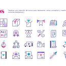Mi proyecto del curso: Introducción al diseño de iconos Ein Projekt aus dem Bereich Br, ing und Identität, Grafikdesign und Piktogramme von Silvia Suárez - 15.08.2023