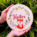 Meu projeto do curso: Técnicas básicas para bordado de letras . Broderie și Design textil de cavalcantethais96 - 08.15.2023