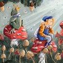 My project for course: Children’s Illustration with Procreate: Paint Magical Scenes. Een project van Traditionele illustratie, Digitale illustratie, Kinderillustratie,  Digitaal schilderij y Prentenboeken van Linda van den Heuvel - 15.08.2023