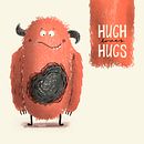 Hugh loves hugs. Un progetto di Illustrazione tradizionale di Korrie Schenkel - 18.08.2023