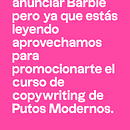 Mi proyecto del curso: Copywriting para copywriters Ein Projekt aus dem Bereich Werbung, Cop, writing, Stor, telling und Kommunikation von Maria Perna - 18.08.2023