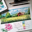 Mi proyecto del curso: Cuaderno de viaje en acuarela. Un progetto di Illustrazione tradizionale, Pittura ad acquerello, Illustrazione architettonica e Sketchbook di elizabeth_estrada - 18.08.2023