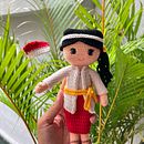 My project for course: Amigurumi: Design Clothing, Hair and Accessories. Un proyecto de Artesanía, Diseño de juguetes, Tejido, Crochet, Amigurumi y Diseño textil de Rina Diana - 17.08.2023
