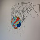 My project for course: Introduction to Decorative Mural Painting. Een project van Schilderij,  Urban art, Digitale illustratie,  Acr, lschilderij y Decoratief schilderen van Tineke Dutre - 19.08.2023