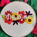 My project for course: Embroidery Art with Lettering: Negative Type Designs . % ramyhaa_sselvaraj tarafından hazırlanan Nakış, Ve Tekstil Tasarımı projesi - 08.18.2023