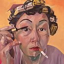 Mi proyecto del curso: Retrato expresivo al óleo: explora la técnica alla prima. Un progetto di Belle arti, Pittura e Pittura ad olio di Laura Álvarez - 20.08.2023