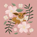 Eevee Fan Art. Traditional illustration project by Angela - 07.19.2022