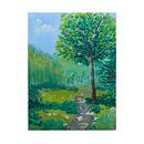 My project for course: Landscape Painting with Gouache for Beginners. Un proyecto de Bellas Artes, Pintura, Ilustración naturalista				 y Pintura gouache de lucie_maisonneuve - 21.08.2023