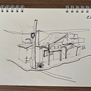 Mi proyecto del curso: Dibujo arquitectónico expresivo con marcadores de colores. He tratado de utilizar la foto recomendada por el profesor y adjunto el proceso: fotografía - boceto en blanco y negro base y el coloreado. GRACIAS!. Een project van  Schetsen,  Tekening,  Architecturale illustratie, Sketchbook y  Illustratie met inkt van Enrique Daniel Marin Abente - 22.08.2023