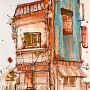 Mi proyecto del curso: Dibujo arquitectónico expresivo con marcadores de colores . % alberto_dragon tarafından hazırlanan Eskiz çizimi, Çizim, Mimari İllüstras, on, Eskiz defteri, Mürekkep İllüstras, Ve onu projesi - 08.22.2023