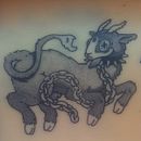 Cabra. Tattoo Design project by Daniel Orellana - 08.23.2023